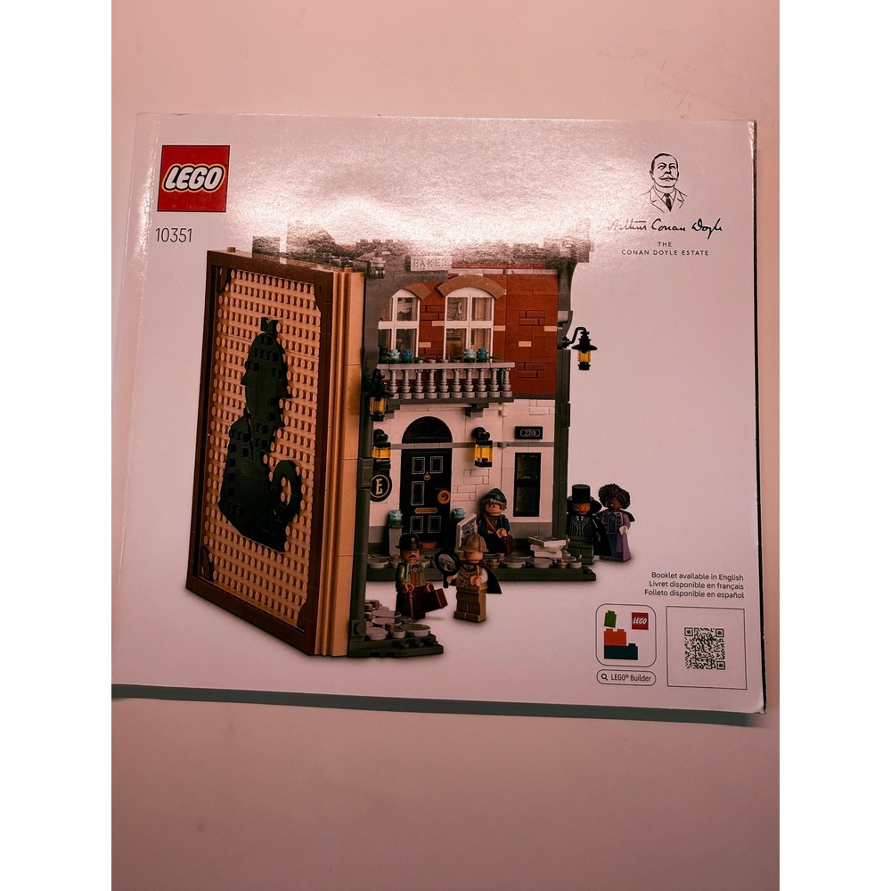 LEGO Icons Sherlock Holmes Baker Street 10351 Instruction Manual Only 2025